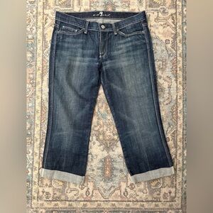 For all mankind 7 Classic Blue Women's capri